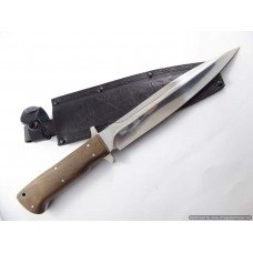 Kizlyar Phoenix-1C Fixed Blade Hunting Knife Polished Blade Pig Sticker