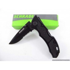Schrade  SCH202S Pocket Knife stainless drop point blade