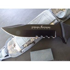 Schrade Extreme Survival SCHF3 Duel Edge with Sheath Tactical Knife