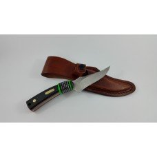 Schrade Old Timer Sharpfinger 1520T Leather Sheth Skinning Hunting Knife