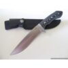 hunting knife with 6 blade and micarta handle with leather sheath 389 1200x1200 1