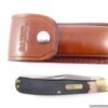 old timer buzzsaw trapper 97ot plus leather pouch a2558