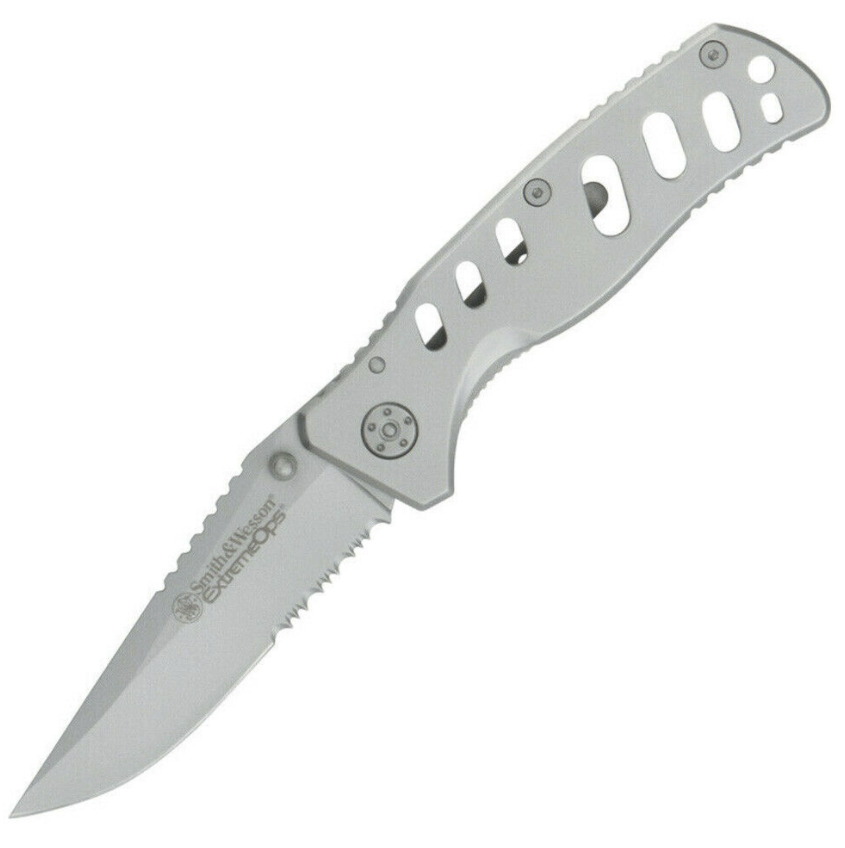 Smith & Wesson Extreme Ops Folding knife Partially Serrated CK11HS