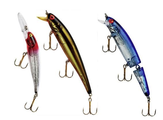 3 x BOMBER Fishing Lures pack, - Quality Fishing & Hunting