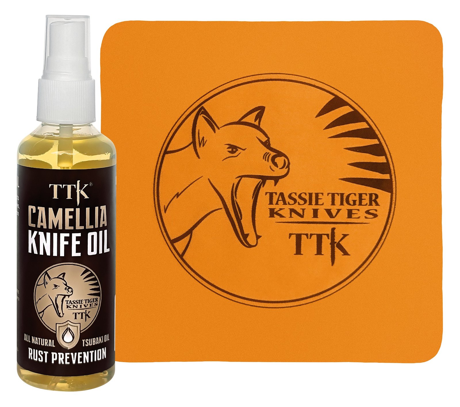 Camellia Oil, Knife rust prevention Tsubaki oil + Cleaning Cloth